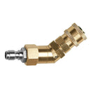 Quick Connecting Pivoting Coupler for Pressure Washer Nozzle,Cleaning Hard