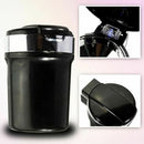 Car Storage Ashtray Portable LED Blu-ray Ashtray Car Cigarette Holder Trash Can