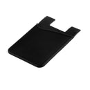Silicone Wallet Credit ID Card Adhesive Holder Case for Cell Phone Black