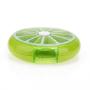 7 Sub Grid Round Fruit Shape Weekly Health Care Medicine Pill Box Organizer