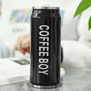 Coffee Boy 400Ml Straw Thermo Bottle 304 Stainless Steel Beverage Cans Ther