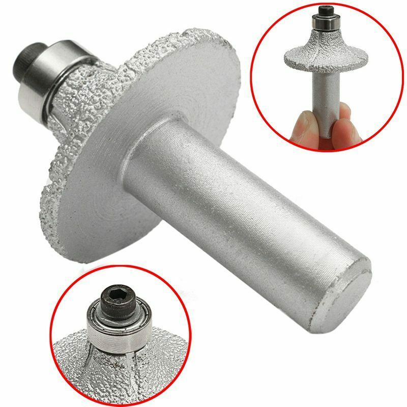 1/2inch Diamond Router Bit Wheel Half Bullnose For Hand Profiler Marble Gra