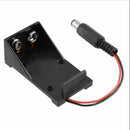 2PCS New 9V Battery Holder Box Case Wire Plug 5.5*2.1mm for Arduino Hn