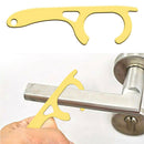 Portable Hygiene Brass Door Opener Elevator Botton Press Handle Key Contactless