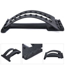 Back Magic Stretcher Lower Lumbar Massage Support Spine Posture Corrector Blac-
