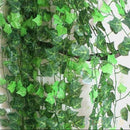 Artificial Wall Hanging Ivy Leaf Leave.Vine 8.2feet Home Garden Decor   JR