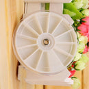 Nail Art Empty Storage Wheels Rhinestones Beads Slices Gems Box Glitter