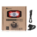 USB Rechargeable LED Bike Tail Light Mountain MTB Safety Warning Rear Lamp