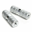 2 x BMX Mountain Bike Bicycle Axle Pedal Alloy Foot Stunt Pegs Cylinder Sil