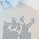 Metal Christmas Deer Cutting Dies New for Scrapbooking DIY Craft Card Making 3C