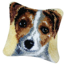 Novelty Dog DIY Latch Hook Kits Cushion Pillow Mat Rug DIY Crafts 43 x 43cm