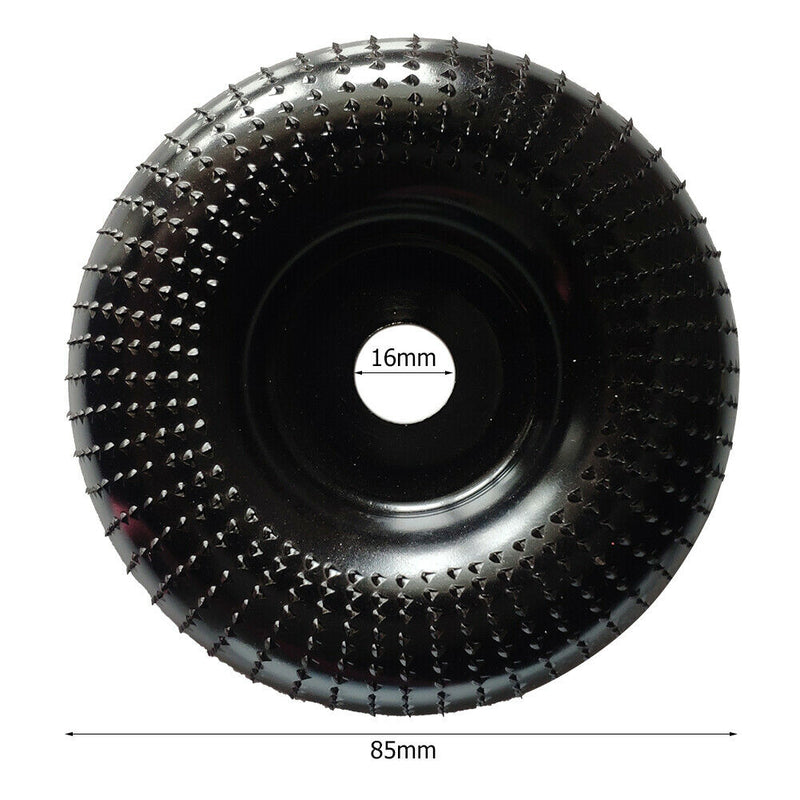 Woodworking Grinding Wheel Sanding Polishing Disc Wood Carving Tool (Black)