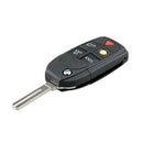 Car Remote Key Shell 5 Buttons Flip Folding Key Fob Case for Volvo V70