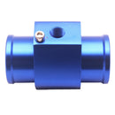 Water Temp Joint Pipe, Car Water Temp Joint Pipe Hose Sensor Gauge Adapter, Blue