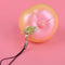 3.5cm Squishy Peach Scented Fruit Bread Slow Rising Charm Keychain Phone Strap
