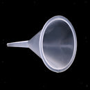 3 Pieces Mini Clear Plastic Funnels for Fragrance Essential Oils Lab Bottle