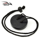 Scuba Diving Diver Rearview Mirror with Lanyard Safety Gear Equipment Black