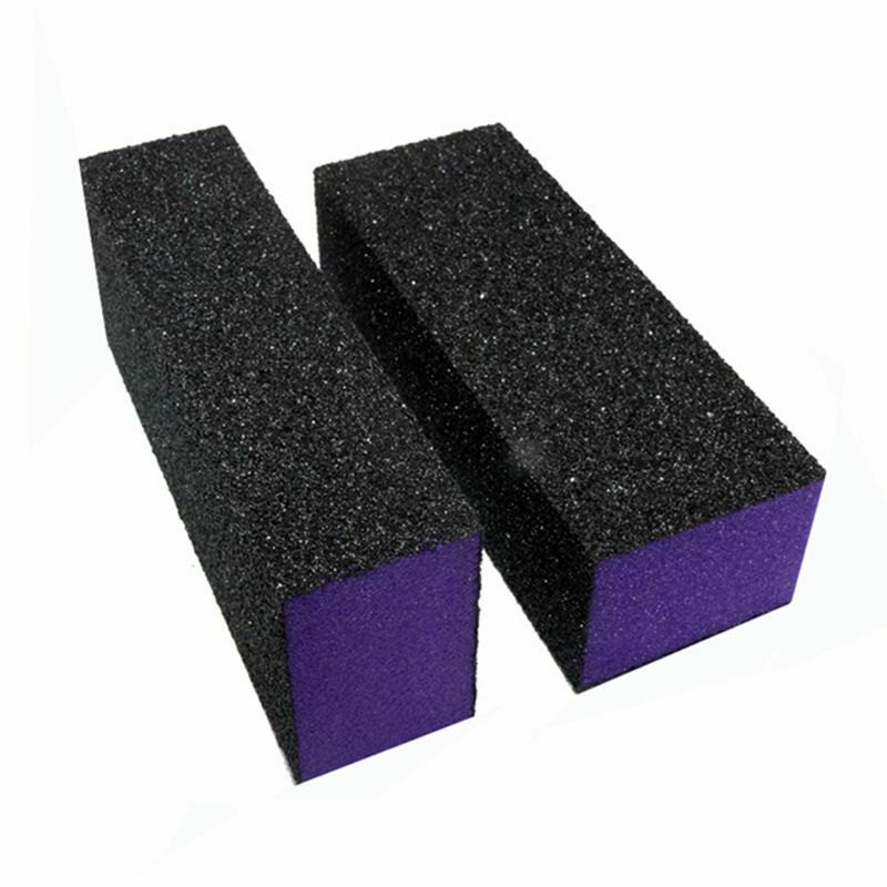10pc Purple 2-Way Nail Buffer Block Files for Acrylic or Gel Nails W3U6