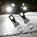 2X H3 60W 800LM COB LED Headlight Conversion Kit Bulbs 6000K Driving DRL Lamp