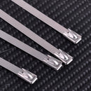 2" 10M Exhaust Manifold Downpipe Heat Wrap Tape Header Pad 4 Stainless Ties Zip