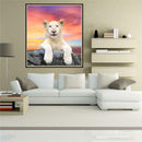 Dog 5D Round Diamond Painting Embroidery DIY Needlework Set Cross Stitch