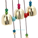 Lucky Elephant Wind Chimes Copper 6 Bells Outdoor Garden Home Hanging Decoration