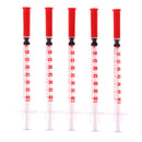 20pcs1ml Disposable Plastic Liquid Dispenser Syringe Needle injection insulinFT