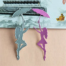 umbrella dancer scrapbook cutting dies metal die cuts for diy scrapbookin  JR