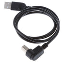90 Degree Down Angle USB2.0 Male to USB Type B Data Sync Charging Cable
