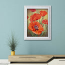 5D DIY Full Drill Diamond Painting Flower Cross Stitch Embroidery Ornament