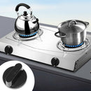 Pack Of 4 Gas Stove Knobs Easy To Install Practical Replacement Elegant Swi