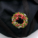 Merry Christmas Brooch Pin Jewelry Christmas Gift for Women Flower Brooch