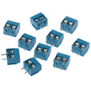 10pcs KF301-2P Terminal Block Connector 2Pin Screw Terminal Block Connector FT