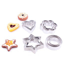 12Pcs Stainless Steel Cookie Fondant Cake Biscuit Mold Mould Sugarcraft Cutte3C