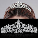 Crystal Tiara Crown Headband Princess Elegant Tiara with Combs for Women Yo Z1I9