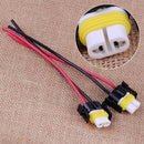 2pcs H11 H8 Female Adapter Connector Ceramic Socket Plug fr Headlight Fog Light