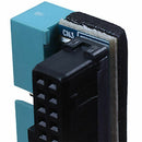 USB 3.0 20pin Male to Female Extension Adapter Angled 90 Degree for