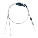 Dirt Bike Dual Throttle Grip Cable for KEIHIN PZ30mm Accelerate Pump Carb