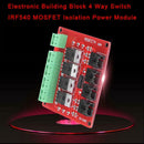Electronic Building Block 4 Way Switch IRF540 MOSFET Isolation Power Module