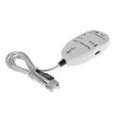 Guitar to USB Sound Player Sound Card Effector Link Audio Cable (White)