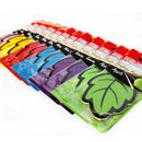 6 pcs Hanging Tree Leaf Air Freshener Auto Home Office Fragrance Scents