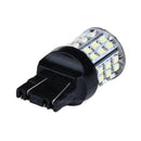 2Pcs T20 W21W 7443 7440 LED 64-SMD 1206 Tail Stop Brake Light Bulb Lamp White t#