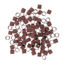 100 Pieces Sanding Drums Sanding Bands Sleeves For Rotary Tools 400#