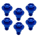 6X Aluminum Motorcycle Front Fork Guard Bolts Screws for  FREERIDE 250R, Blue
