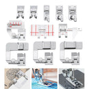 11pcs Sewing Machine Foot Presser Kit Rolled Hem Feet Set Sewing Stitcher Tools