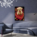 Full Round Drill Picture Kit DIY Bedroom 5D Love Heart Dog Diamond Painting