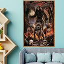 5D DIY Full Drill Diamond Painting Wicked Animals Cross Stitch Embroidery