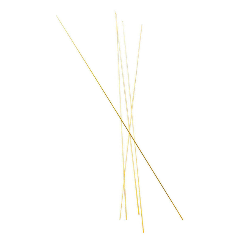 10 Pcs Straight Solid Round Metal Brass Rods Bar Stock Assorted 300mm Long