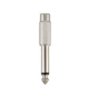 6.3mm 0.6cm Mono Male Connector to RCA Female Jack Audio Adapter 6pcs