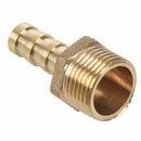 5Pcs 3/8 inch PT Thread 8mm Air Water Fuel Hose Brass Barb Fitting Adapter V6N2
